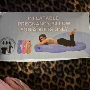 Inflatable Pregnancy Pillow - PINK - Adult Support Cushion